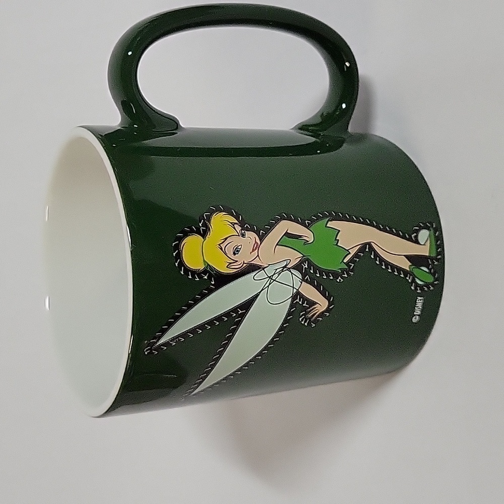 Disneystore Dark Green Tinker Bell Mug, 18 oz. - Picture 3 of 7